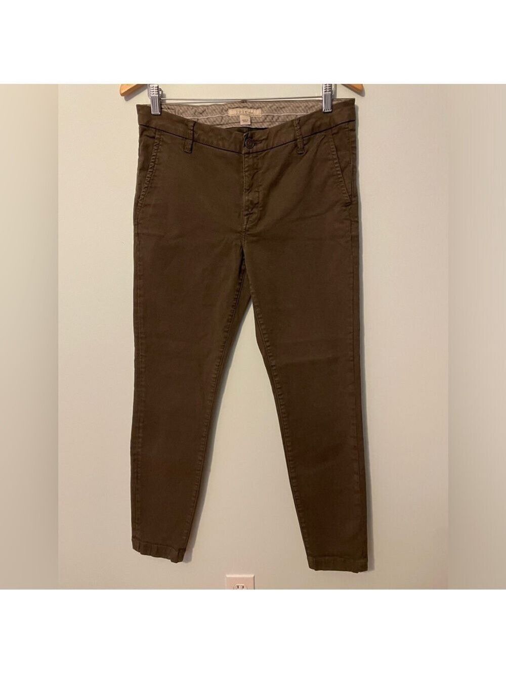 Joie Skinny Trouser Olive Green Size 30